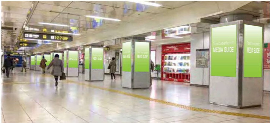 栄駅スクエアビジョン広告